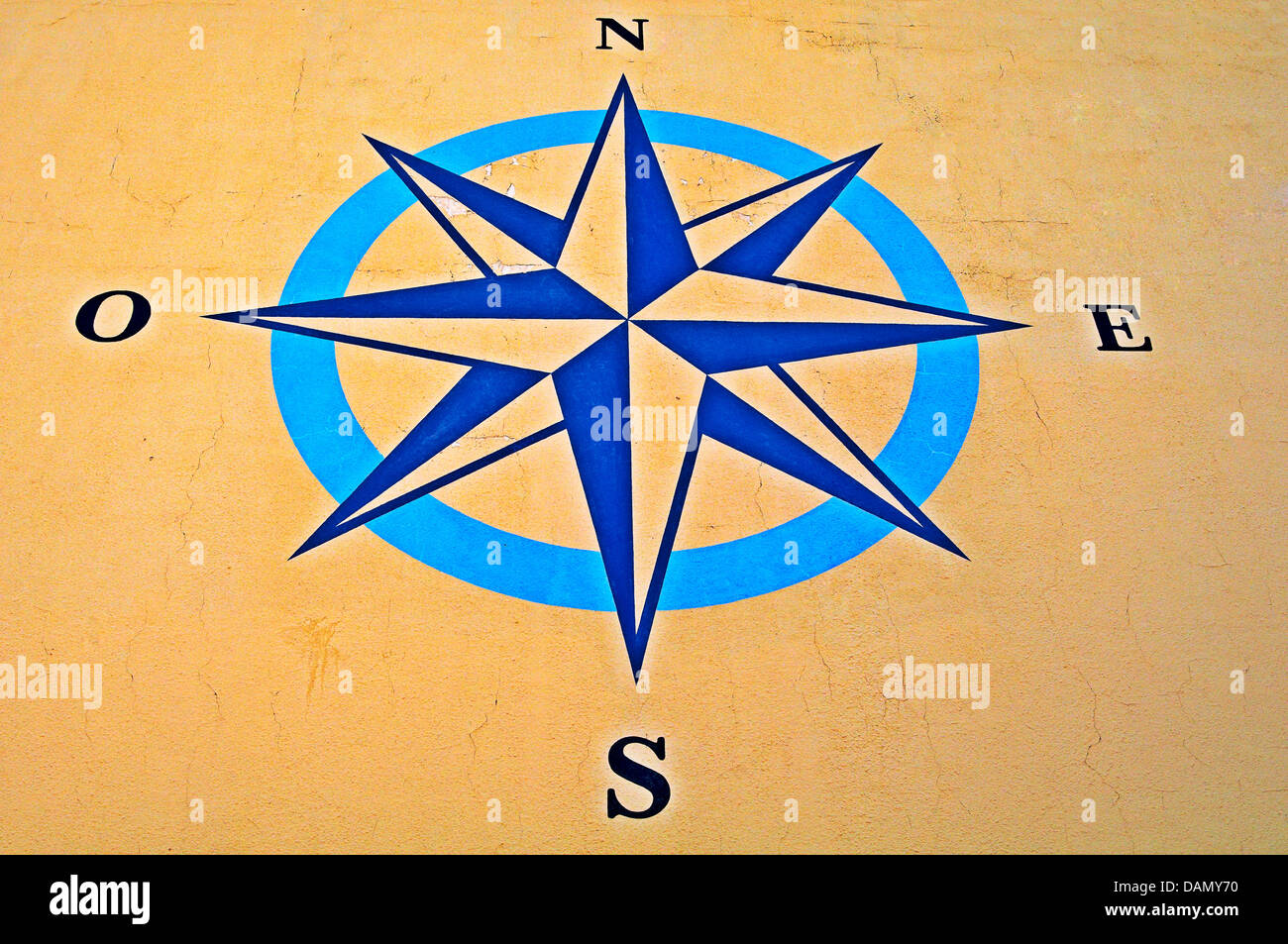 -Windrose- Stockfoto