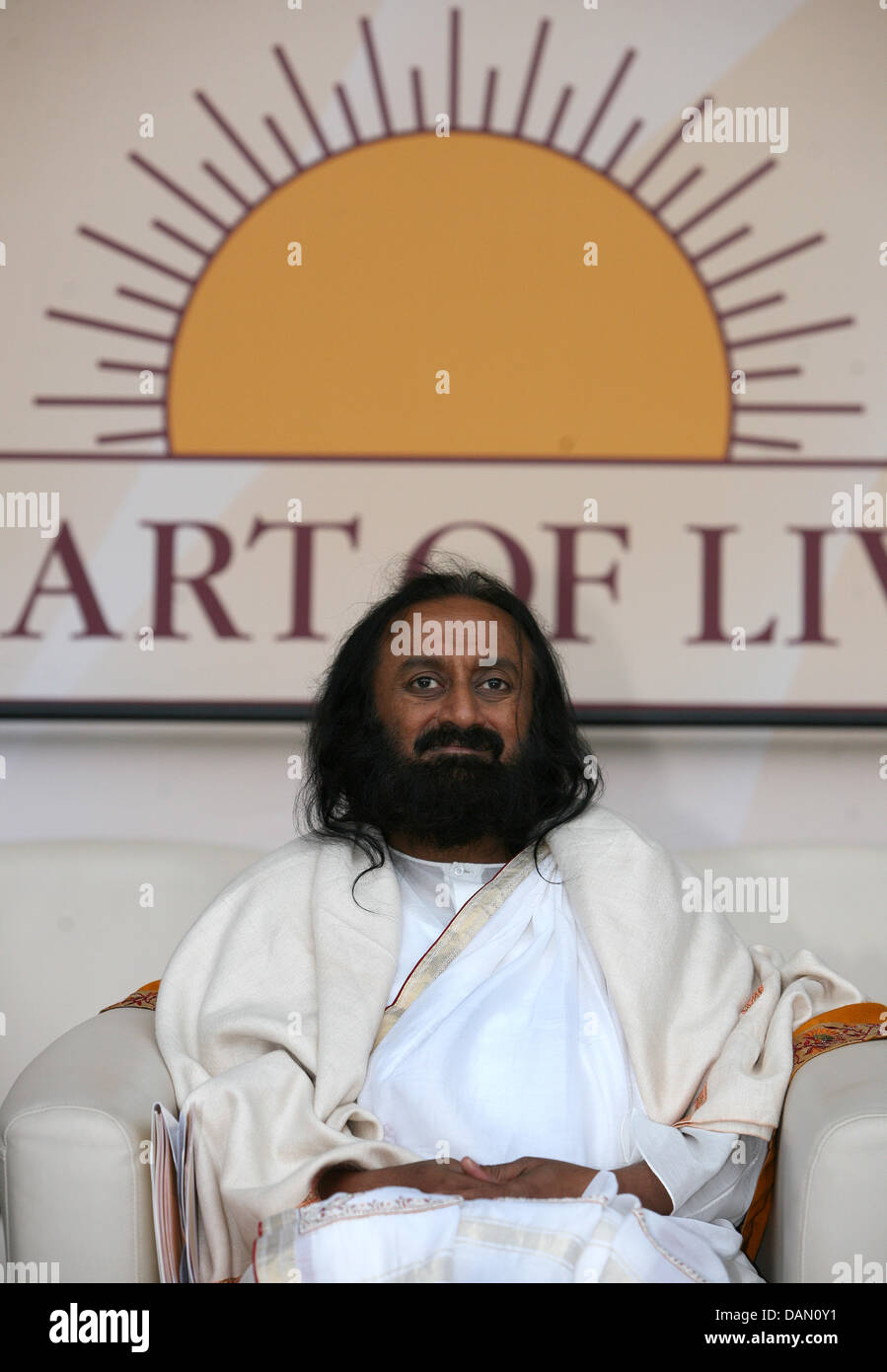 Der indische Guru Sri Sri Ravi Shankar besucht das World Culture