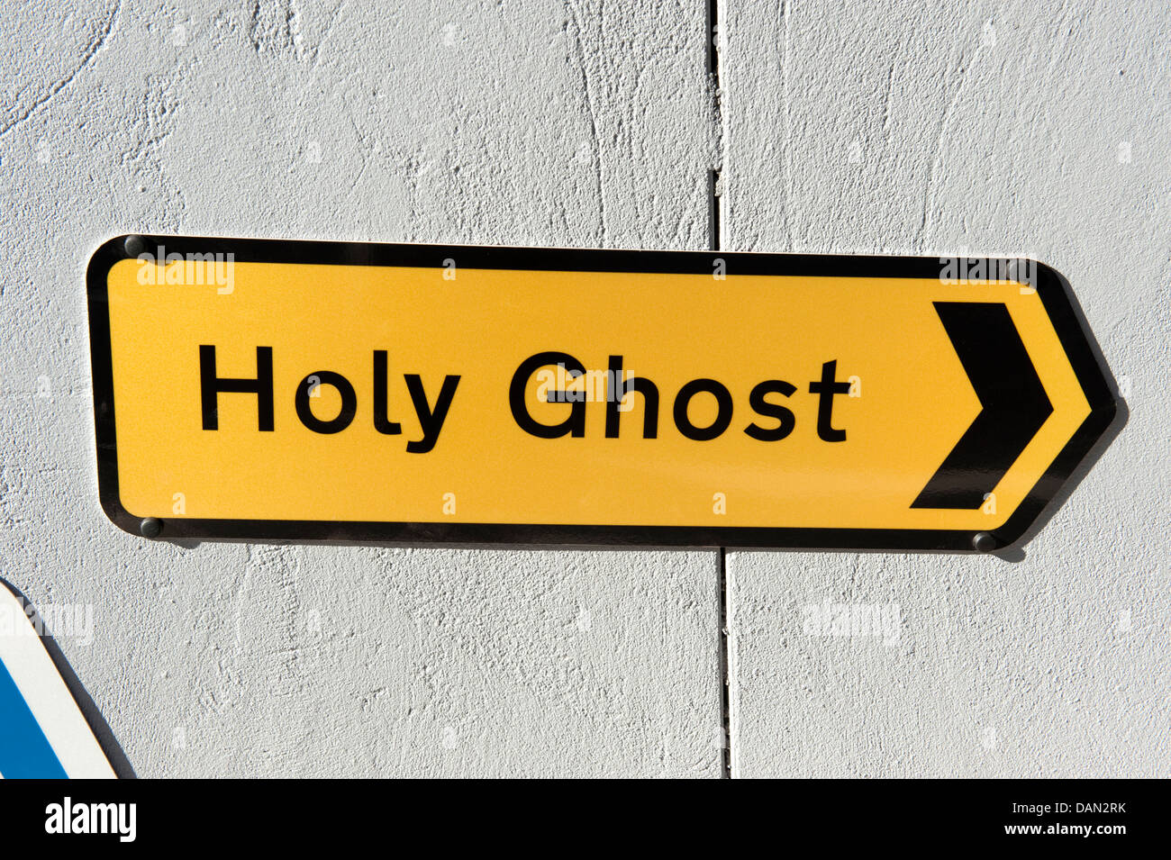 Heiligen Geist Zeichen rechts gelb Christian Stockfoto