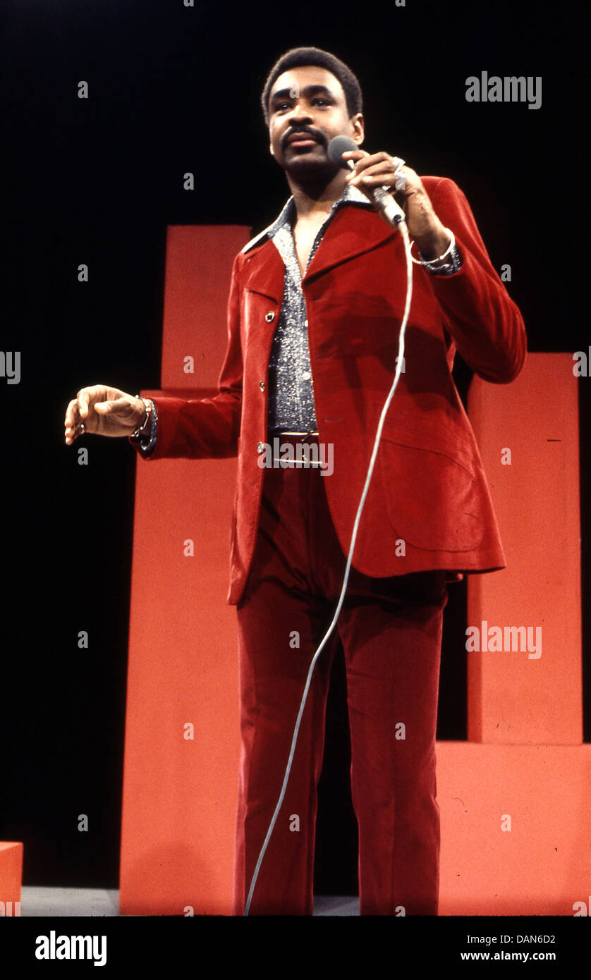 Sänger GEORGE McRAE U.S. 1975 Stockfoto