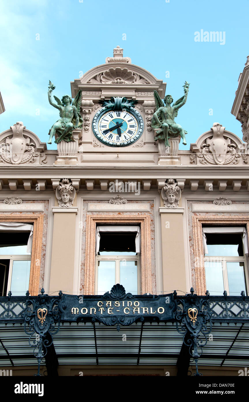 Grand Casino Monte Carlo Fürstentum, von Monaco, Französische Riviera, Cote D'Azur Stockfoto