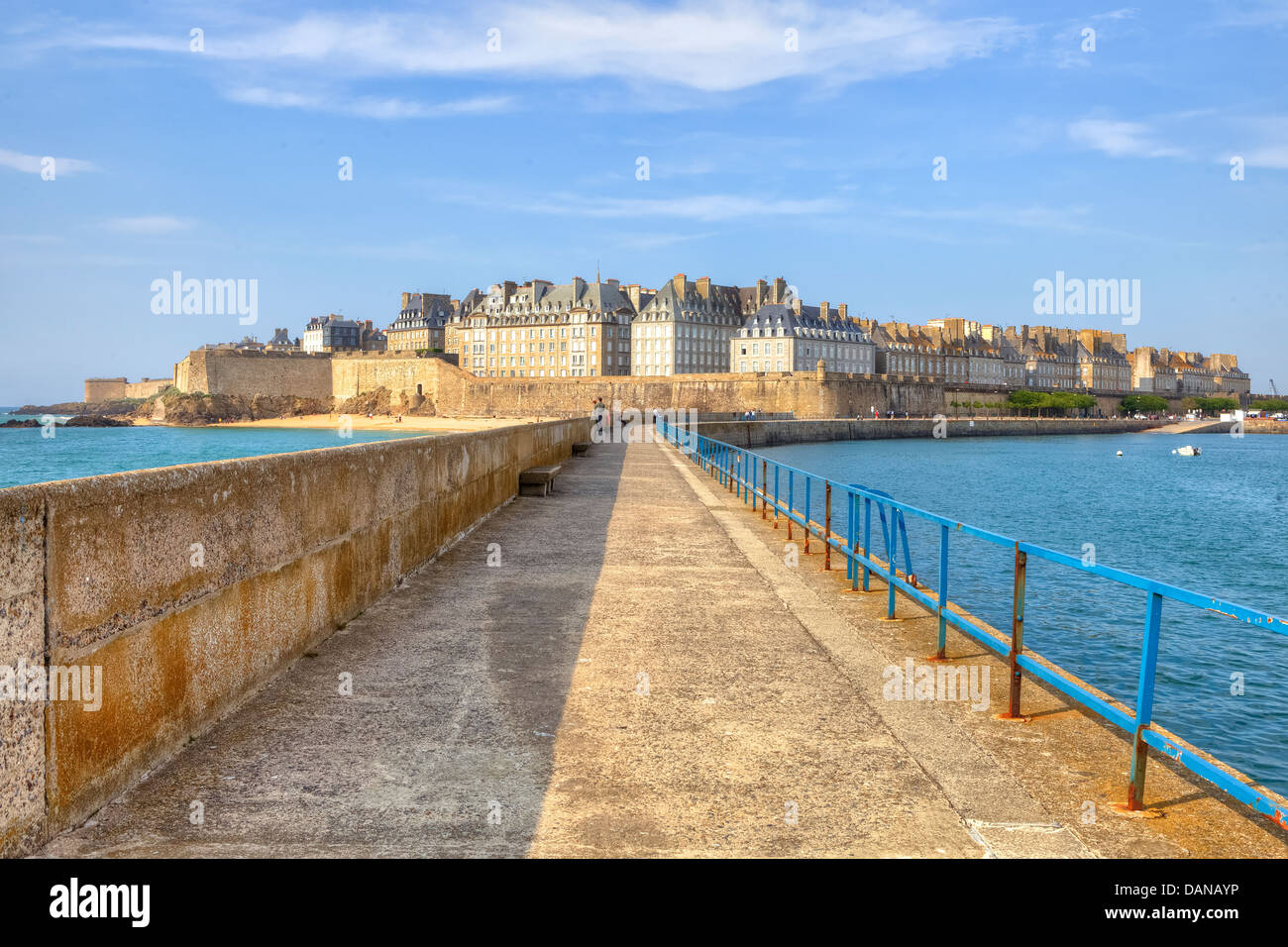 Saint-Malo, Bretagne, Frankreich Stockfoto