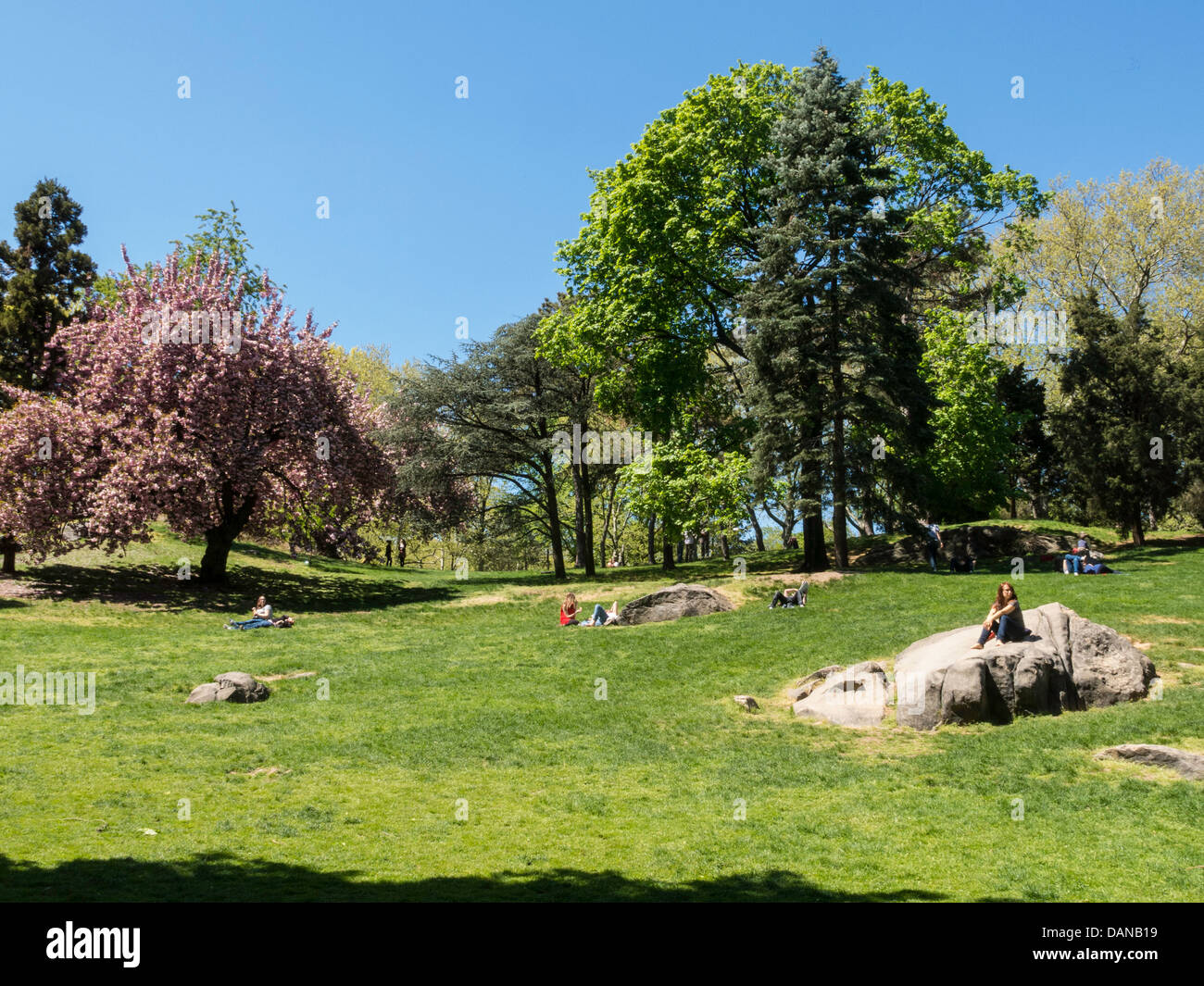 Dog Hill in der Nähe von 79th Street, Central Park, NYC Stockfoto