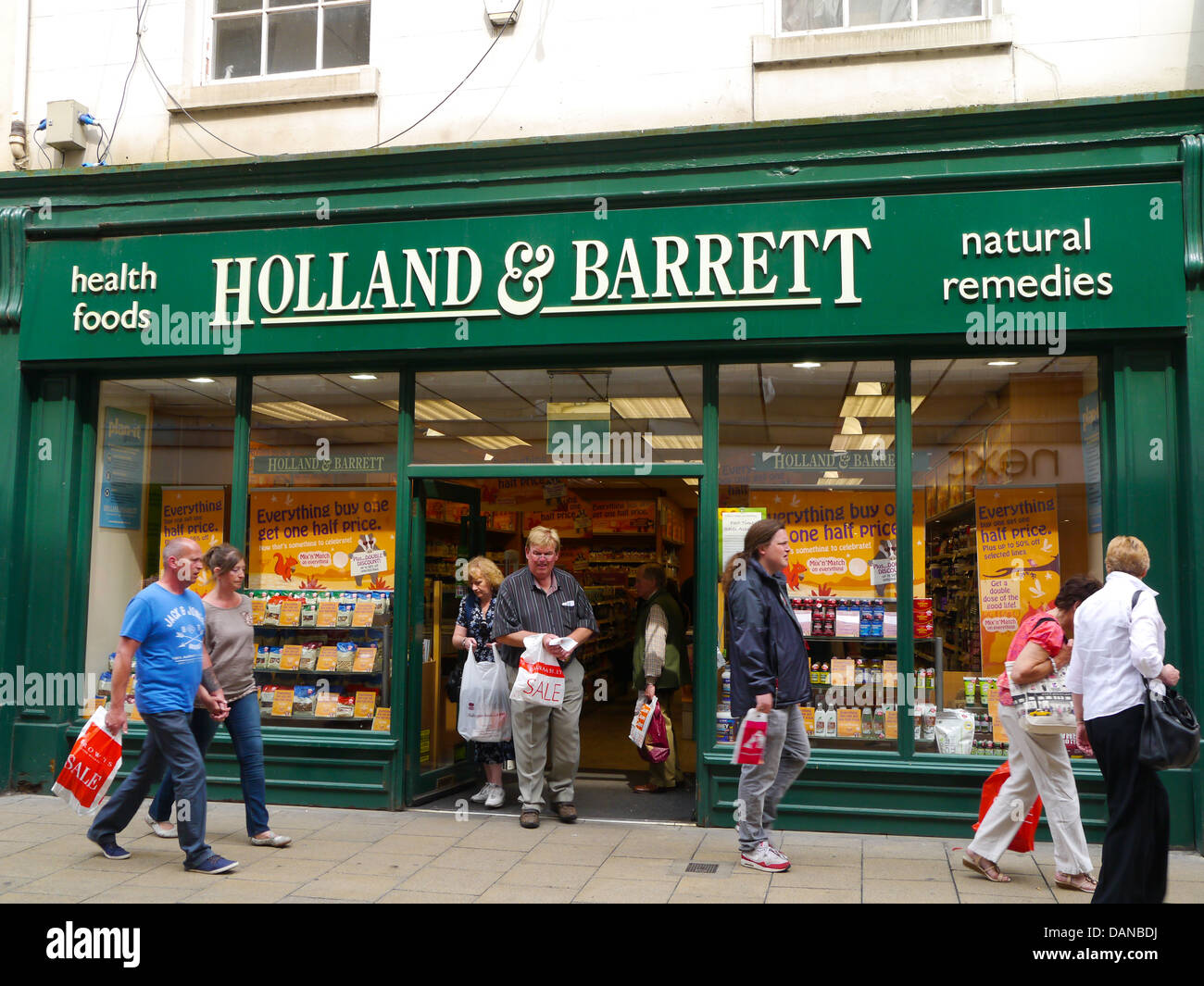 Holland & Barrett Shop, York, England Stockfoto