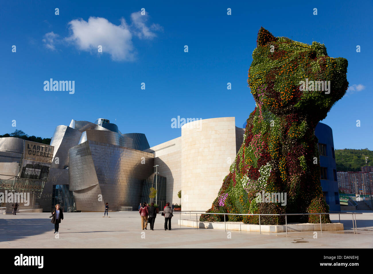 Guggenheimmuseum, Bilbao, Bizkaia, Baskenland, Spanien Stockfoto