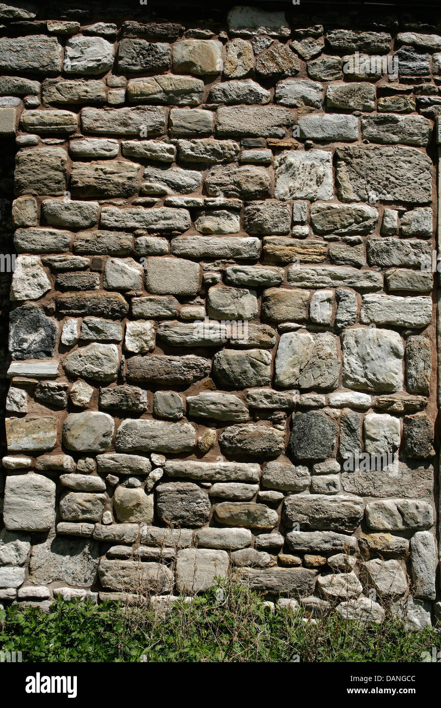 alte Steinmauer Stockfoto