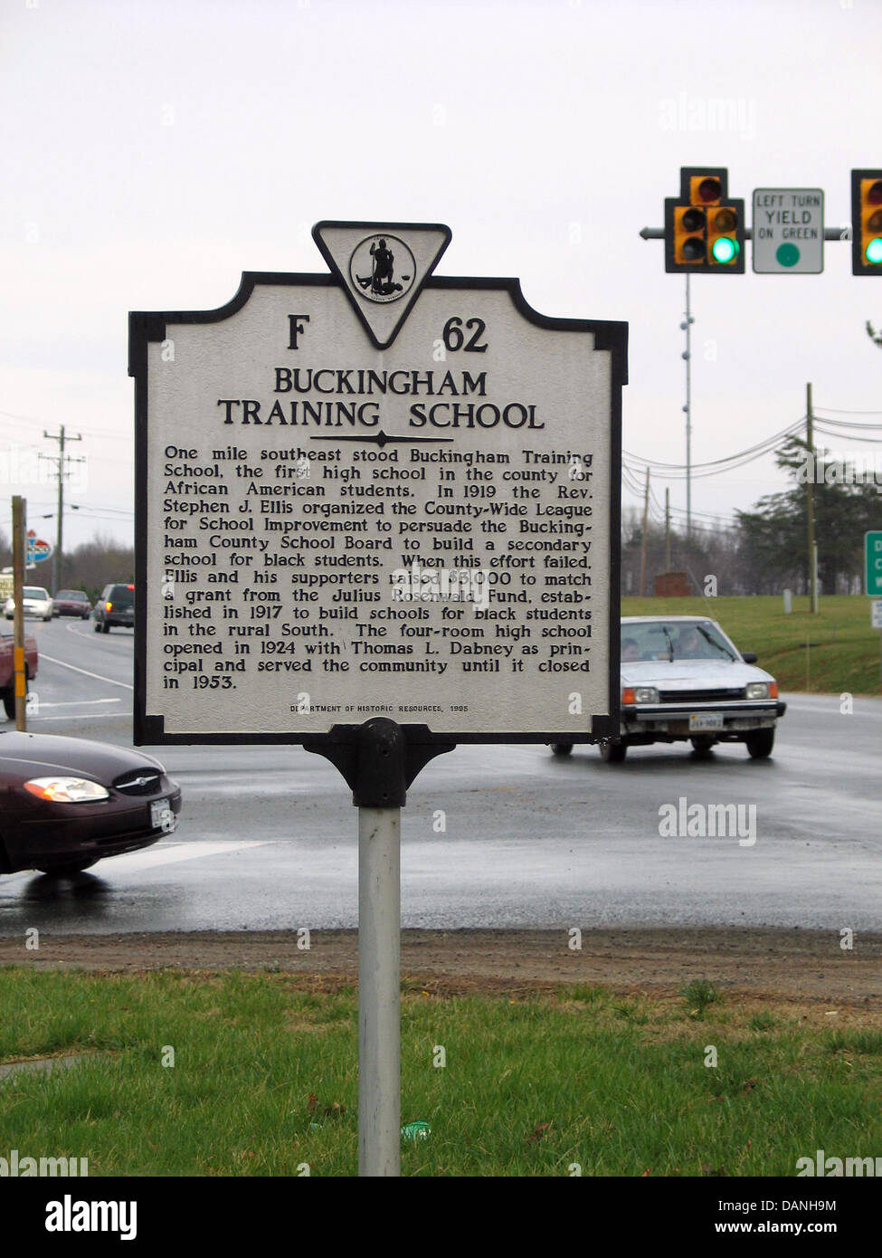BUCKINGHAM, eine Ausbildungsstätte Meile südöstlich Stand Buckingham Training School, die erste High School in der Grafschaft für Afrika Stockfoto