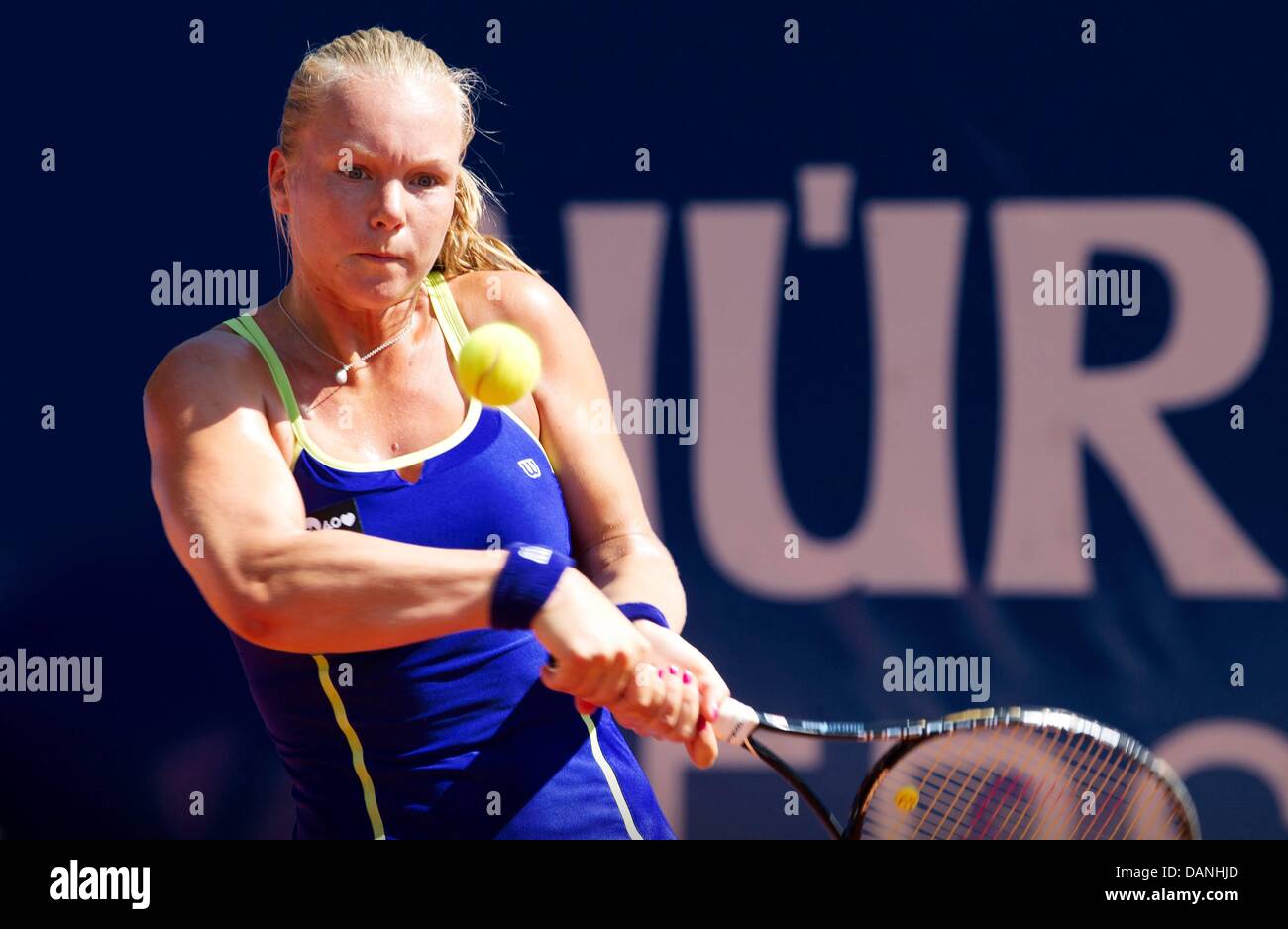 Garstein, Österreich. 16. Juli 2013. WTA Tennis Damen Tour Gastein. Bild zeigt Kiki Bertens NED in Runde 1 des Turniers. Stockfoto