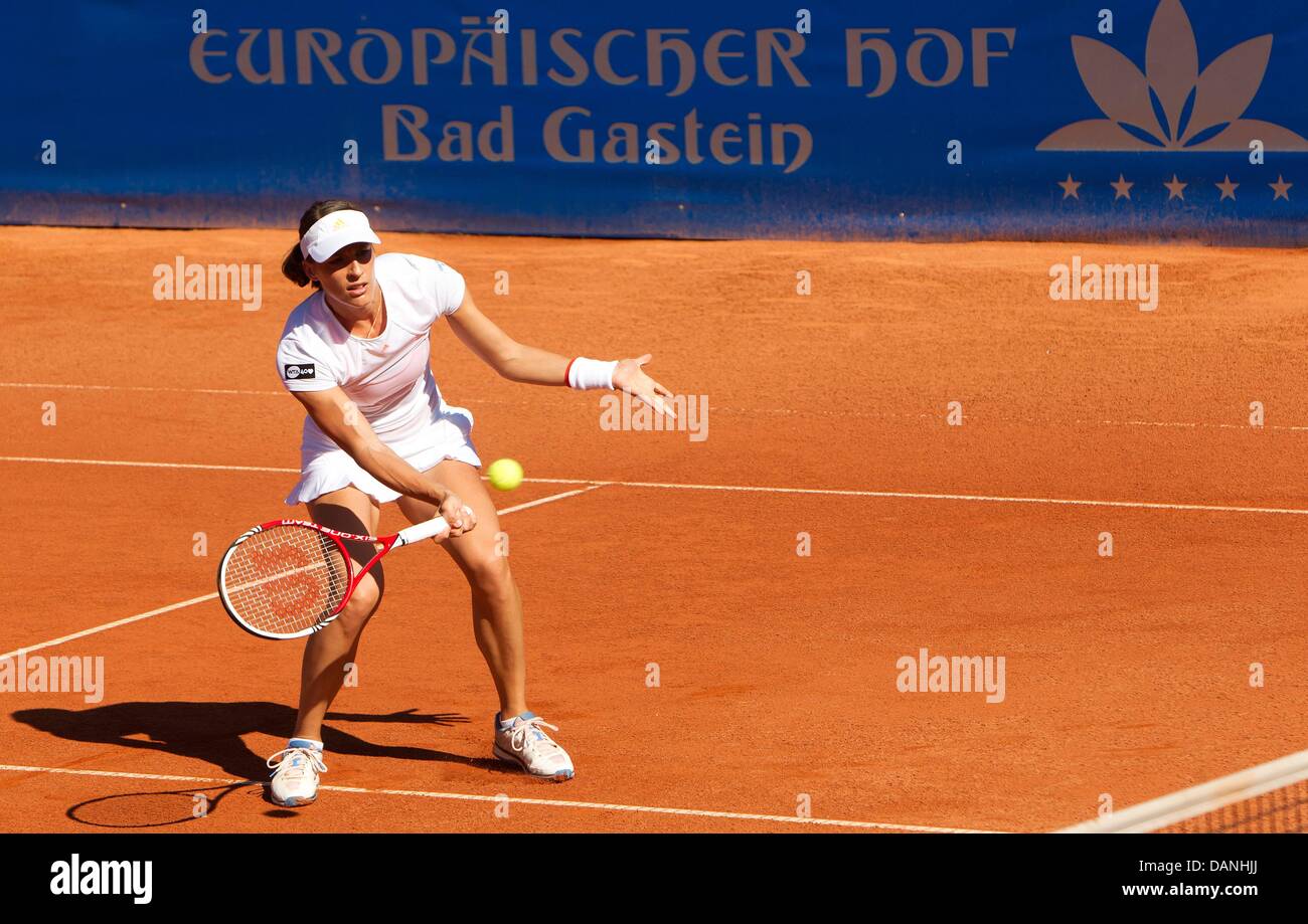 Garstein, Österreich. 16. Juli 2013. WTA Tennis Damen Tour Gastein. Bild zeigt Andrea Petkovic Ger in Runde 1 des Turniers. Bildnachweis: Action Plus Sport Bilder/Alamy Live News Stockfoto