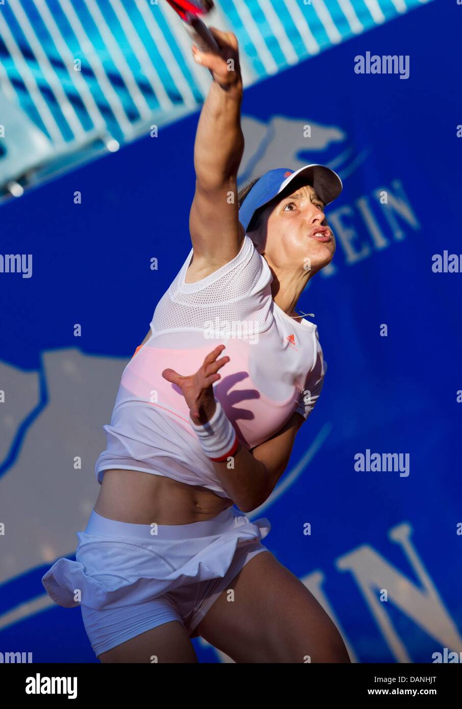 Garstein, Österreich. 16. Juli 2013. WTA Tennis Damen Tour Gastein. Bild zeigt Andrea Petkovic Ger in Runde 1 des Turniers. Bildnachweis: Action Plus Sport Bilder/Alamy Live News Stockfoto