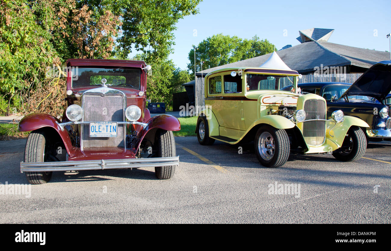 klassische Oldtimer Auto zeigen Stockfoto