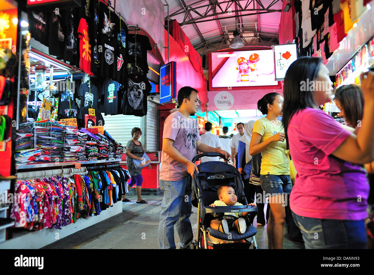 Bugis Street Market Singapur Stockfoto