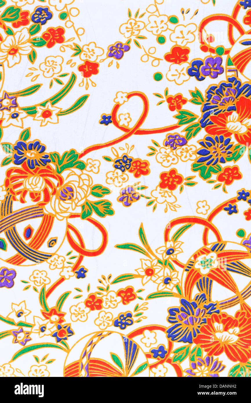 traditionelle japanische Muster Papier Stockfoto