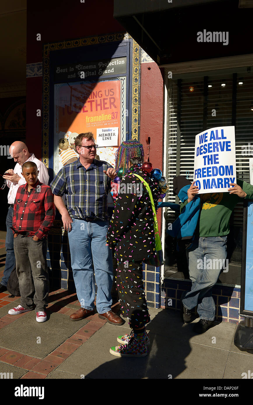 Homo-Ehe Castro Surpreme Gerichtsurteil Stockfoto