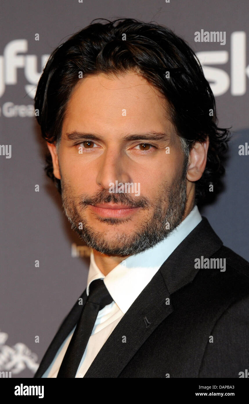 Der Held Joe Manganiello kommt für die Deutschland-Premiere der vierten Staffel der Serie "True Blood" in München, Deutschland, 8. August 2011. Die vierte Staffel der US-Serie wird in Deutschland Anfang 2012 auf Syfy ausgestrahlt werden. Foto: Tobias Hase Stockfoto