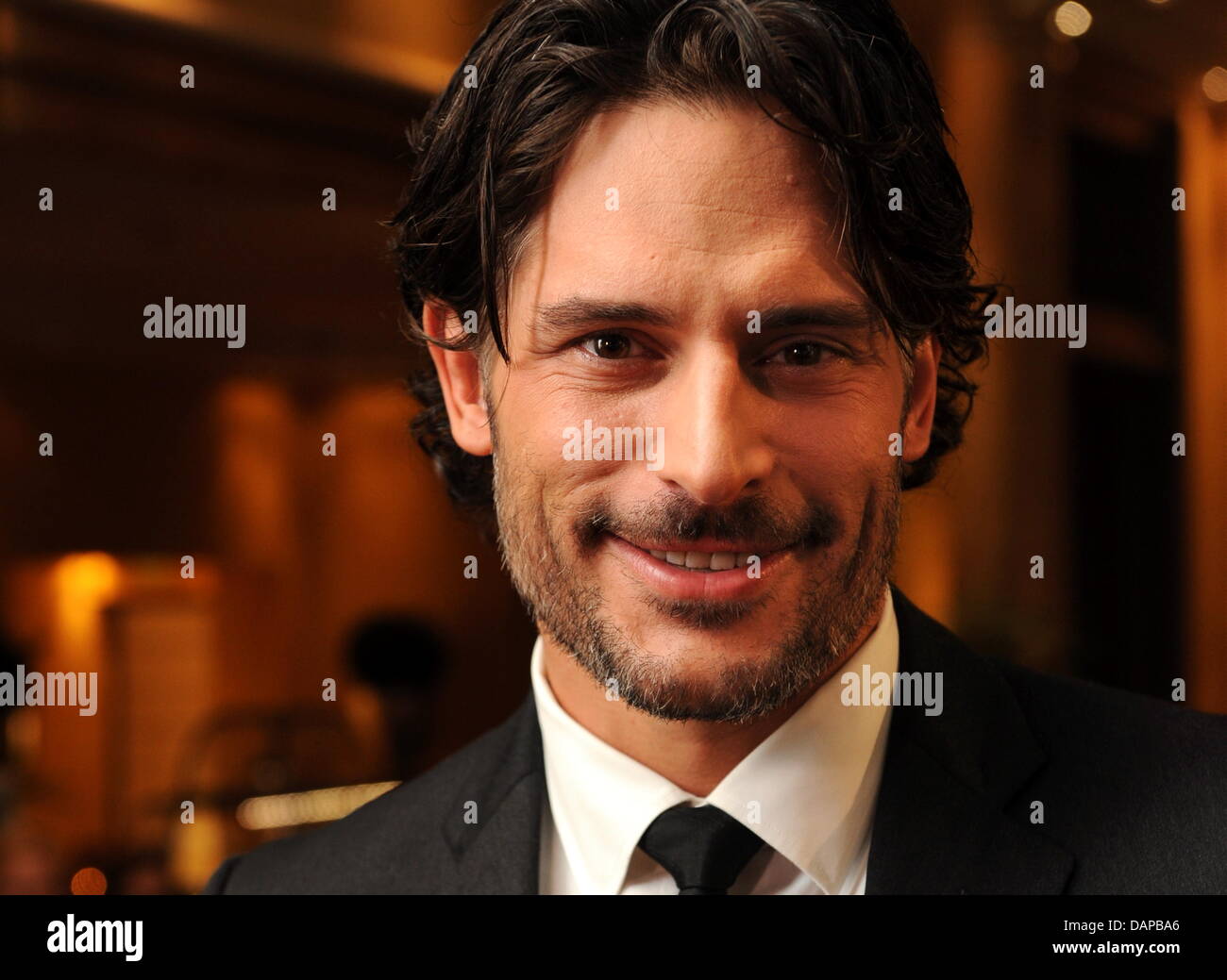 Der Held Joe Manganiello kommt für die Deutschland-Premiere der vierten Staffel der Serie "True Blood" in München, Deutschland, 8. August 2011. Die vierte Staffel der US-Serie wird in Deutschland Anfang 2012 auf Syfy ausgestrahlt werden. Foto: Tobias Hase Stockfoto