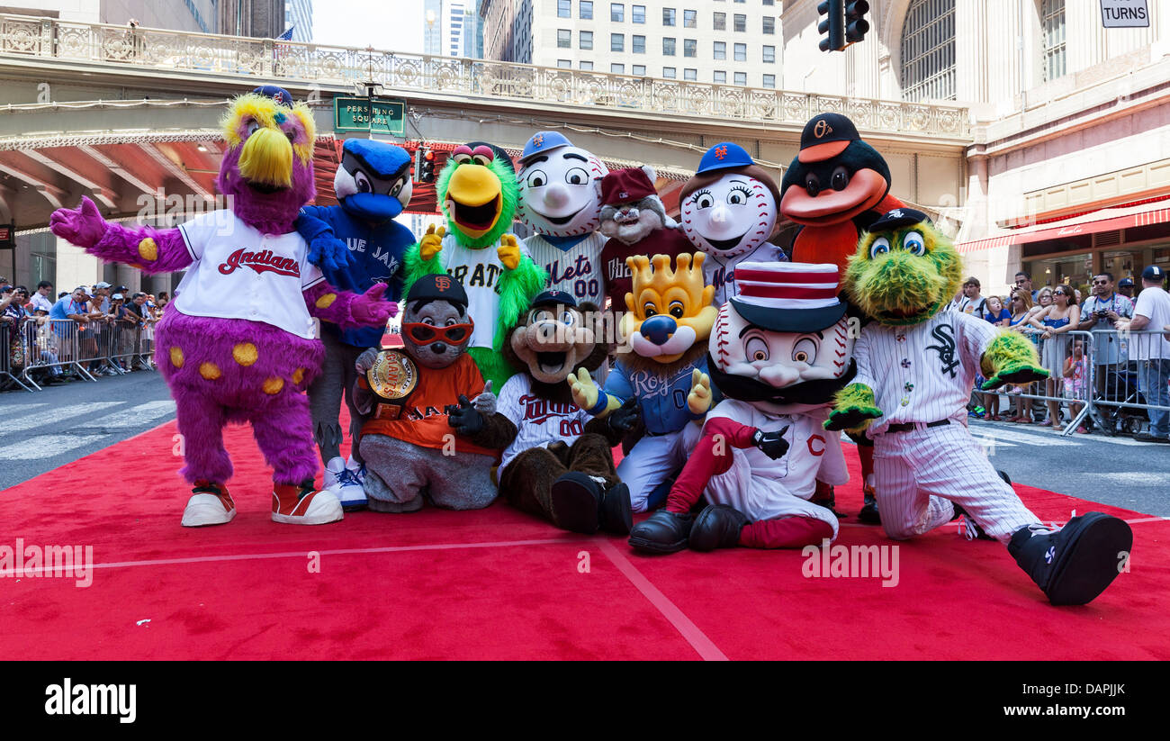 Baseball All-Star-Spiel Red-Carpet-Parade in New York Stockfoto