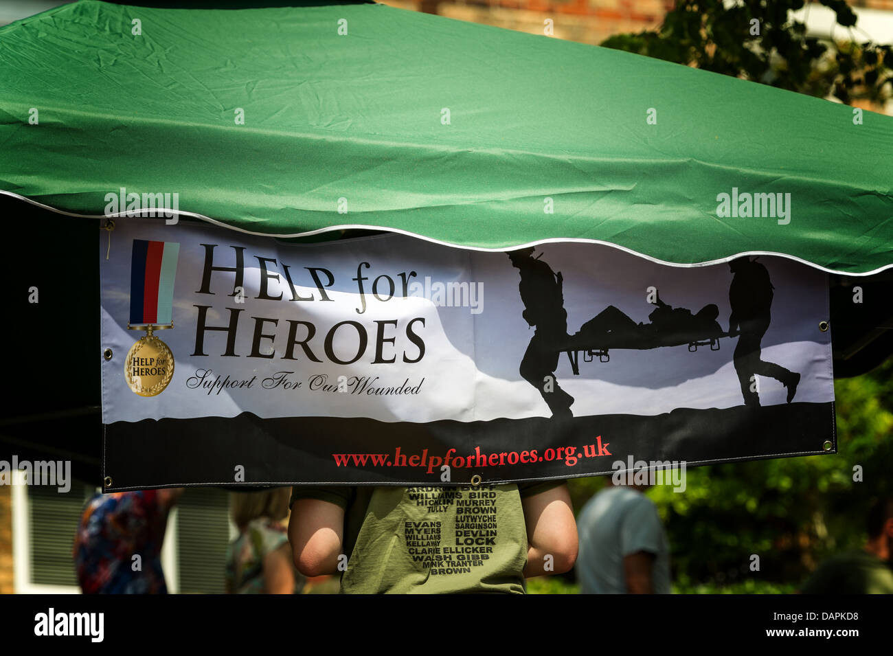 Die 2013 "Help for Heroes" Charity Drachenboot-Rennen organisiert vom Rotary Club in York. Stockfoto