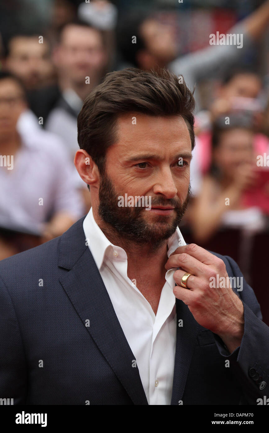 London, UK, 16. Juli 2013. Hugh Jackman besucht die britischen Film-Premiere von "The Wolverine" The Empire Cinema © WFPA/Alamy Live Stockfoto