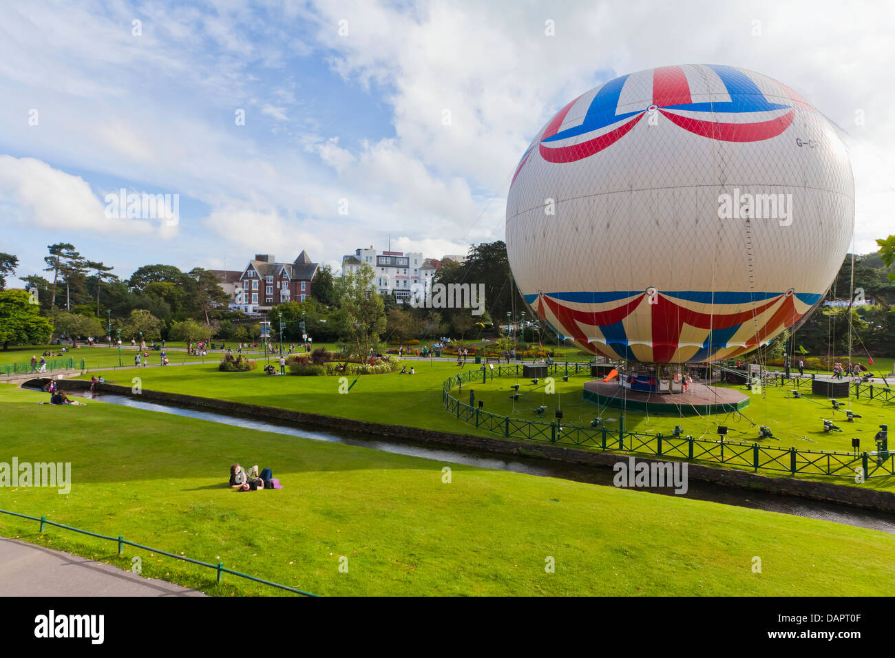 England, Ansicht von Bournemouth Auge am unteren Gärten Stockfoto