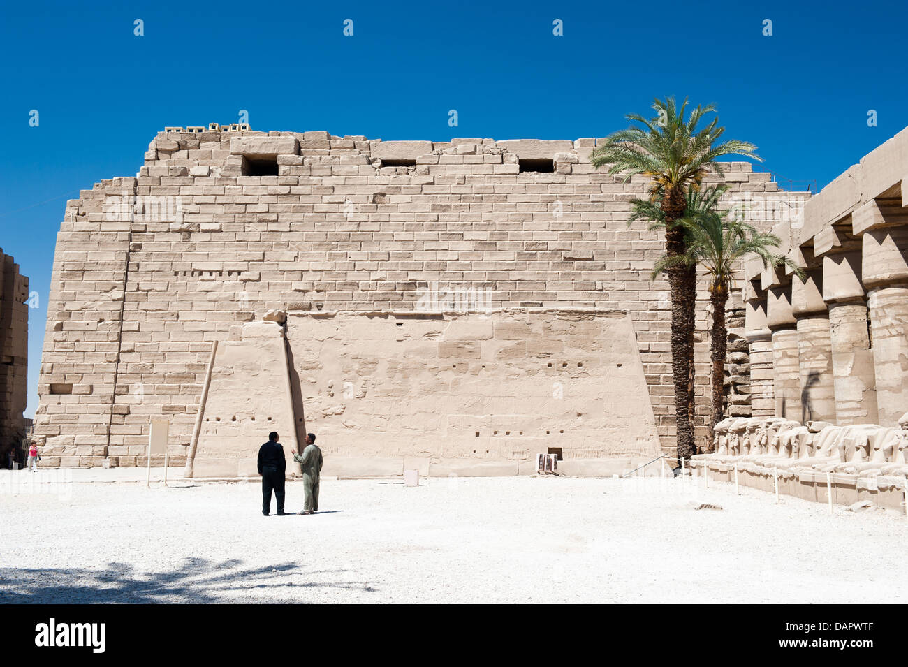 Karnak Tempelanlage, Ägypten, Afrika Stockfoto