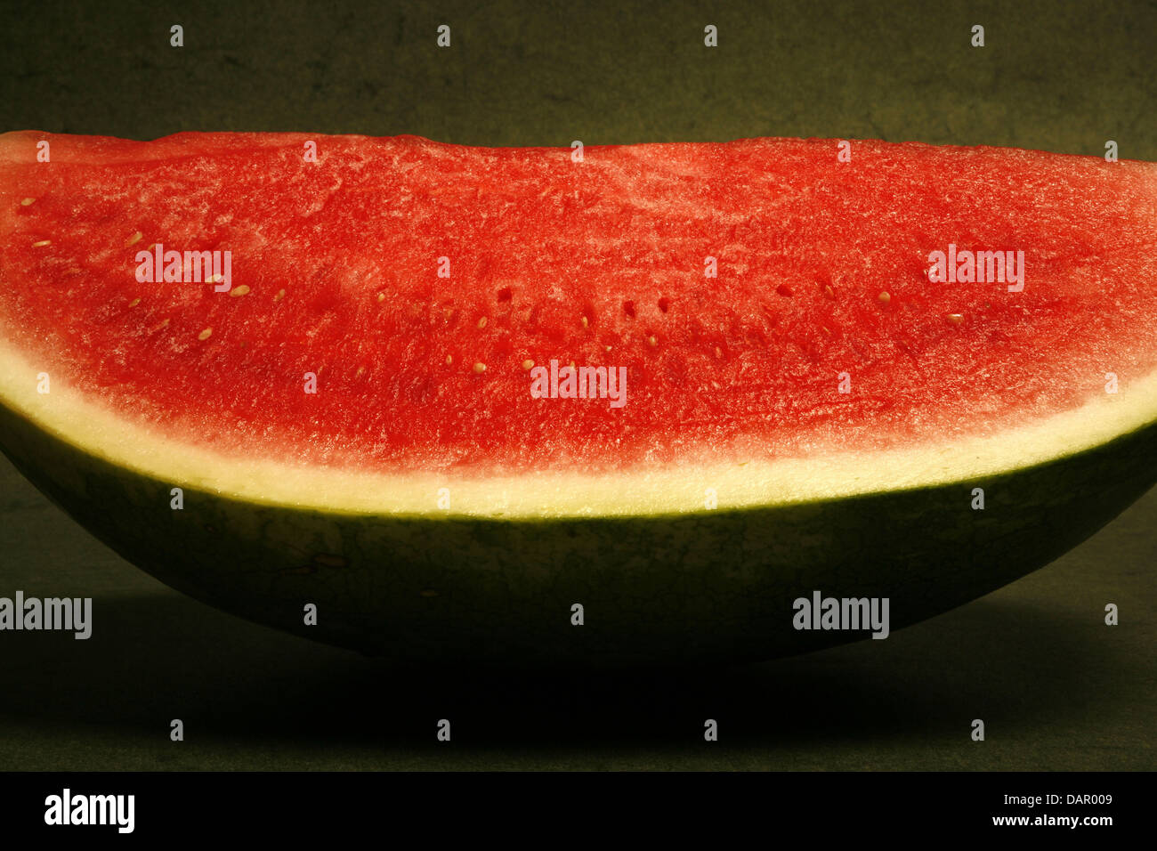 prächtige Scheibe Wassermelone Stockfoto
