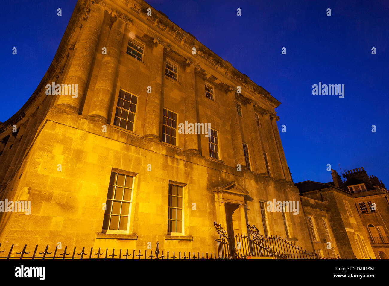 England, Somerset, Bad, dem Royal Crescent, Nummer 1 Royal Crescent Stockfoto