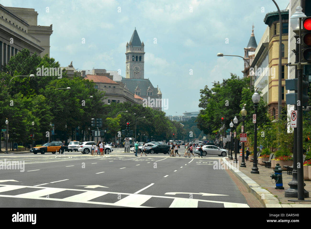 Verfassung Ave in Washington, DC Stockfoto