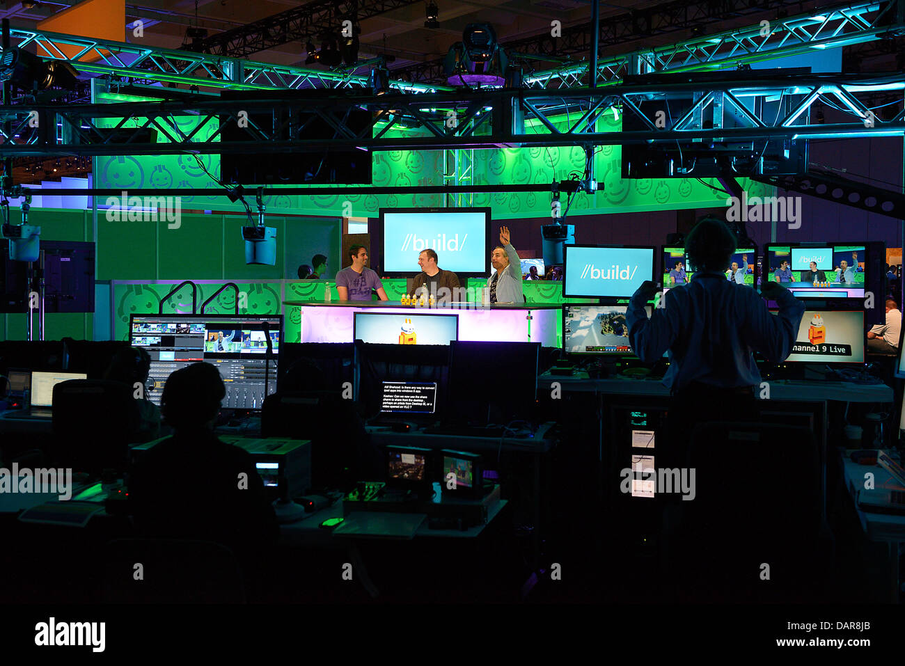 Microsoft TV Moscone center, San francisco Stockfoto