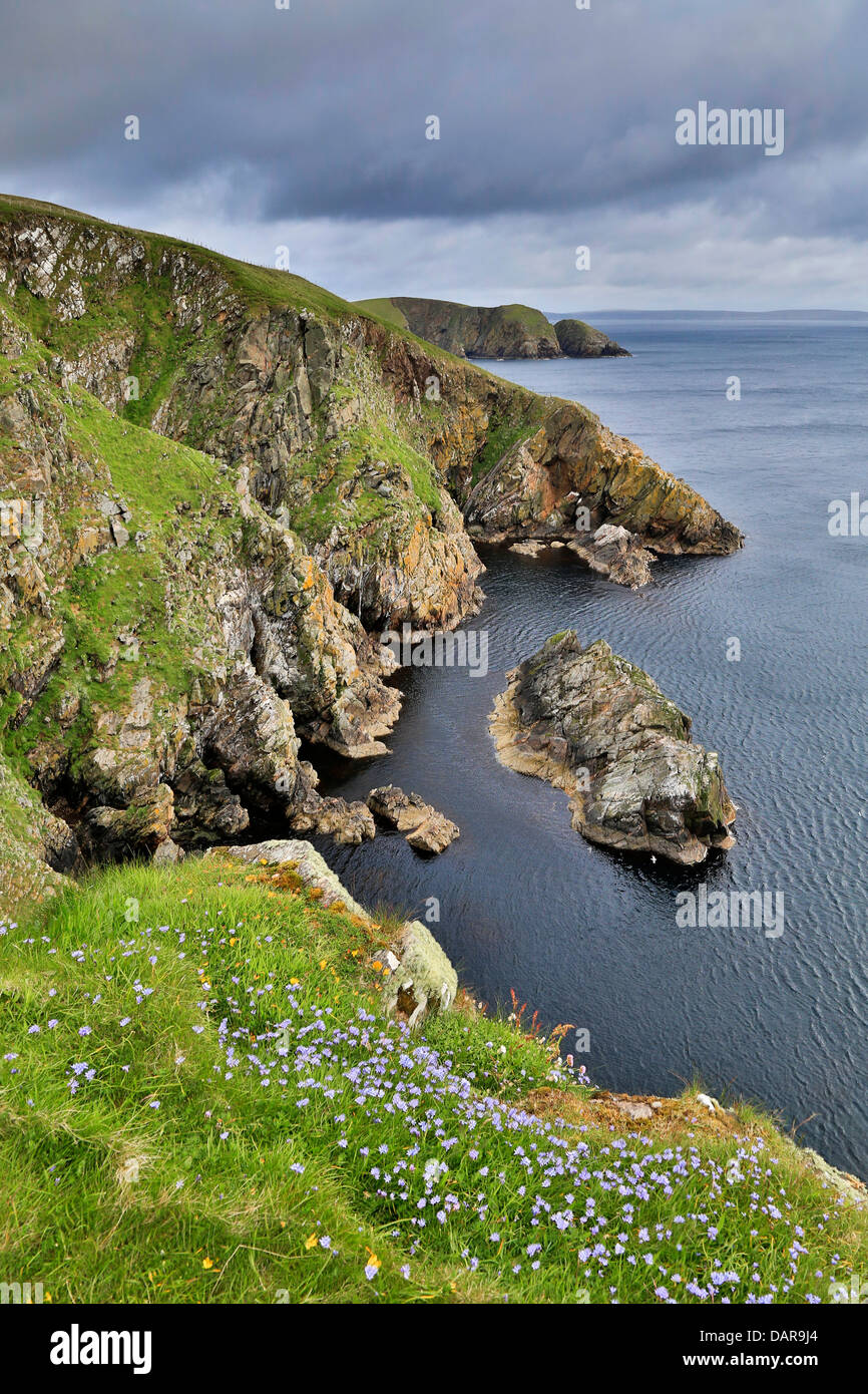 Burravoe; Damen-Loch; Schreien; Shetland; UK Stockfoto