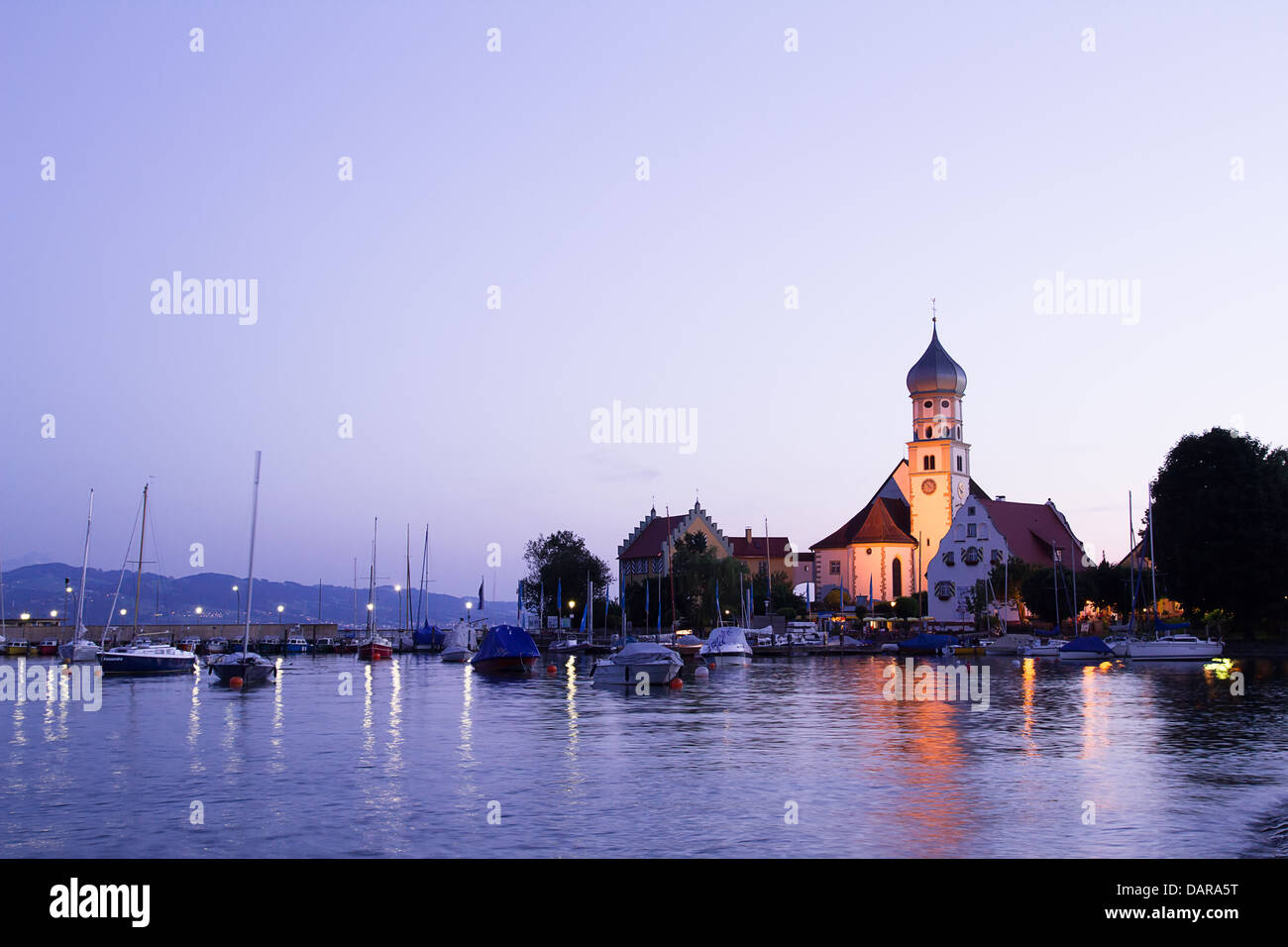 Wasserburg, Bodensee, Deutschland Stockfoto