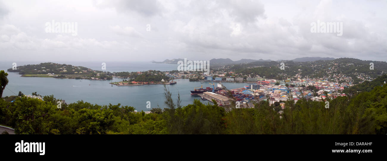 Castries, St. Lucia Stockfoto