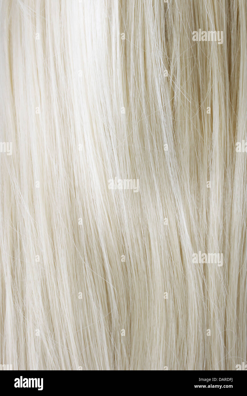 Gesunden blondes Haar - Nahaufnahme Bild Stockfoto
