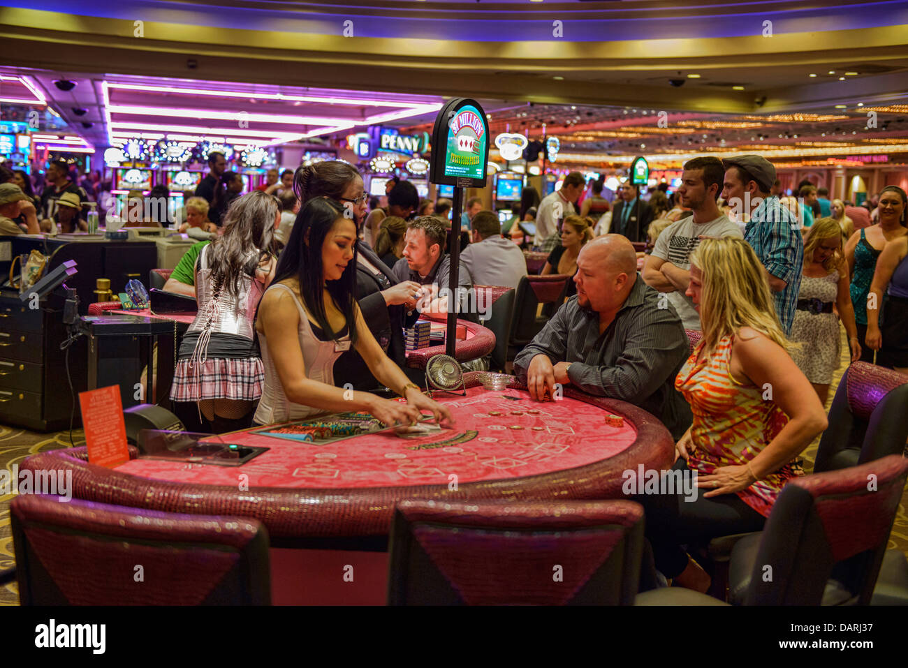allen Widrigkeiten zum Trotz in Las Vegas, Nevada Stockfoto