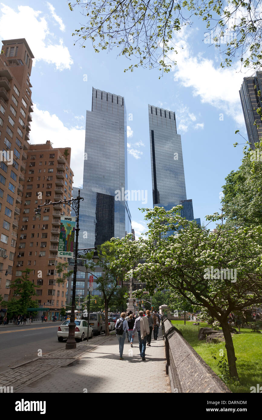 Moderne Bürogebäude in Manhattan, New York City Stockfoto