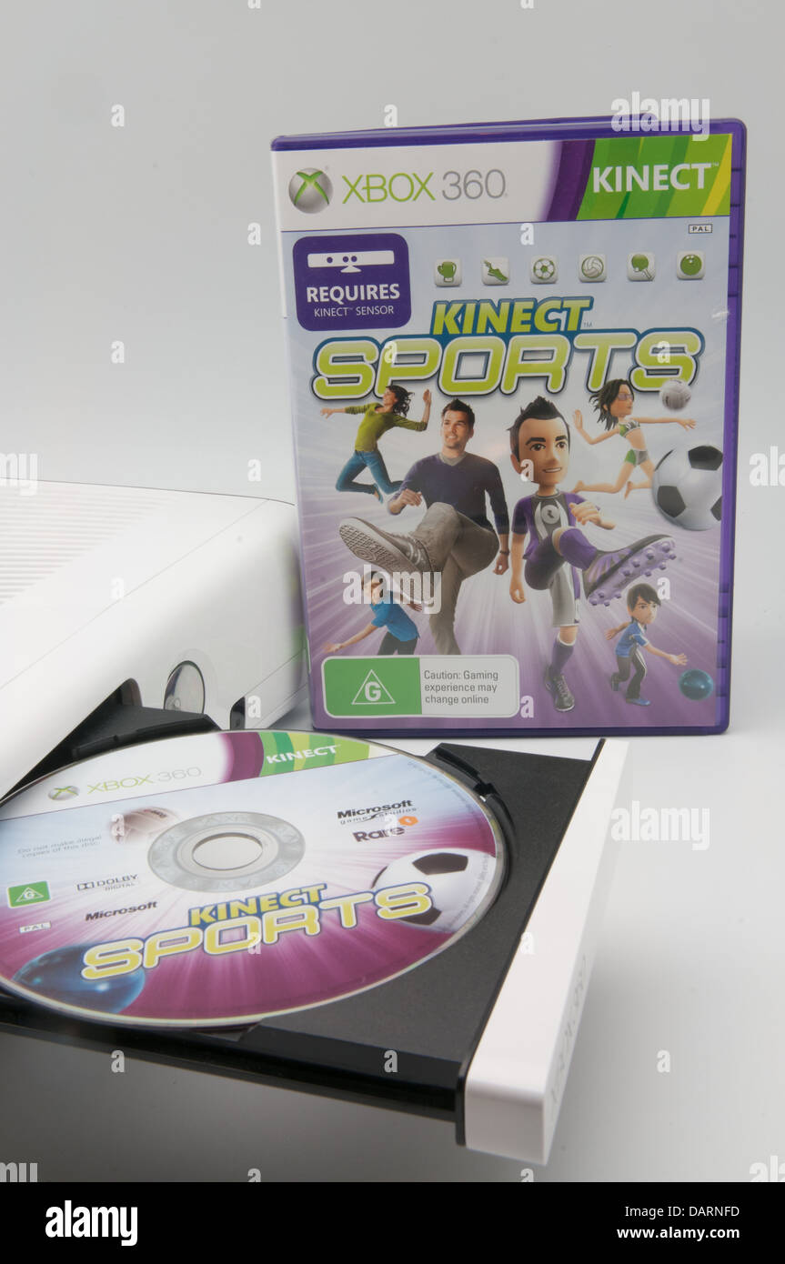 Kinect Sports Videospiel für die Xbox 360 veröffentlicht Stockfoto