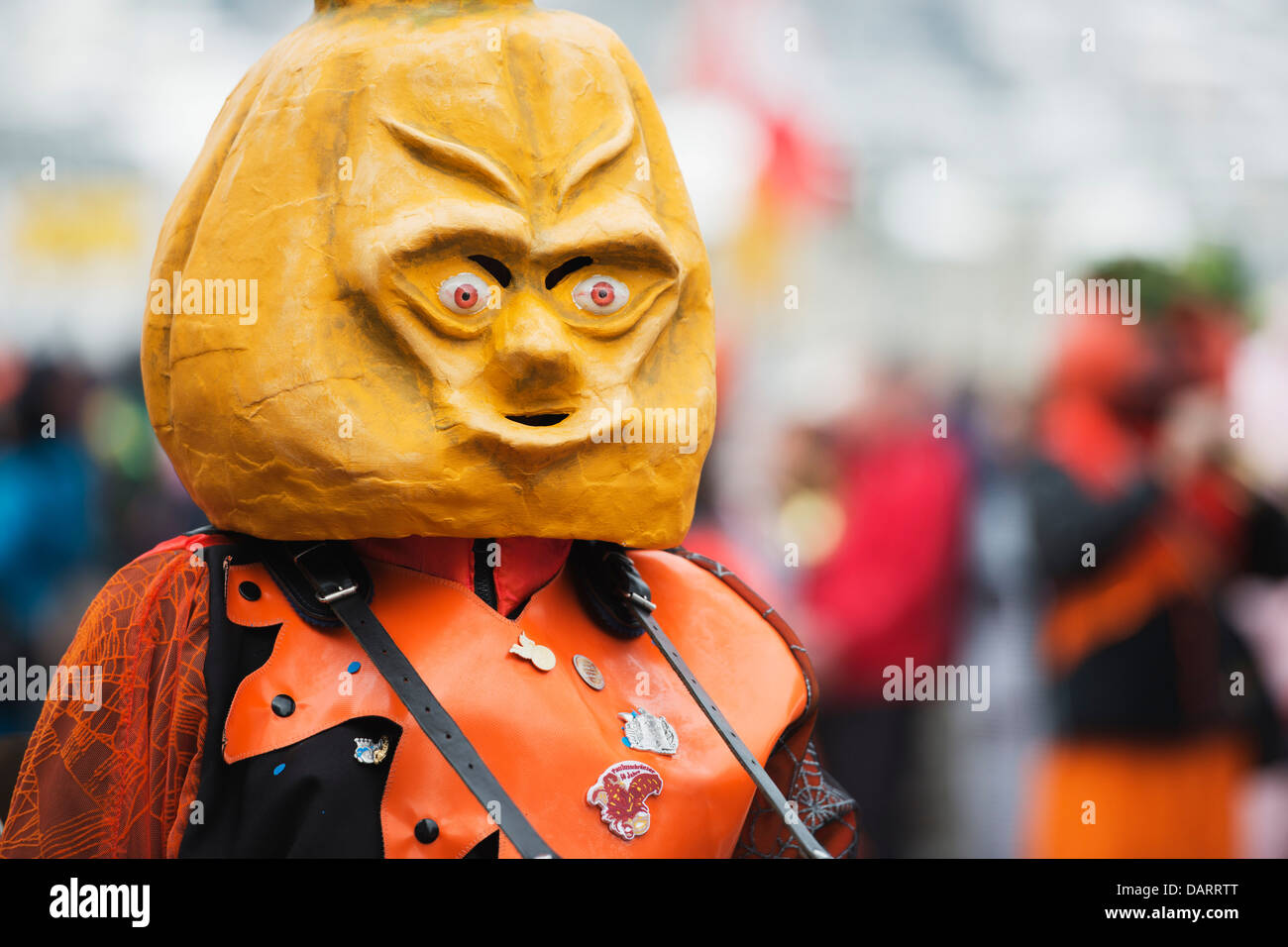 Europa, Schweiz, Luzern, Fasnact Frühjahr Karnevalsumzug Stockfoto