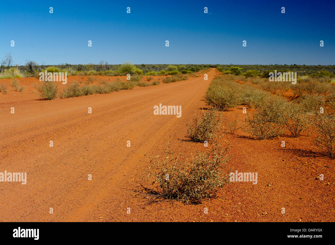 Ein Outback Road, Australien Stockfoto