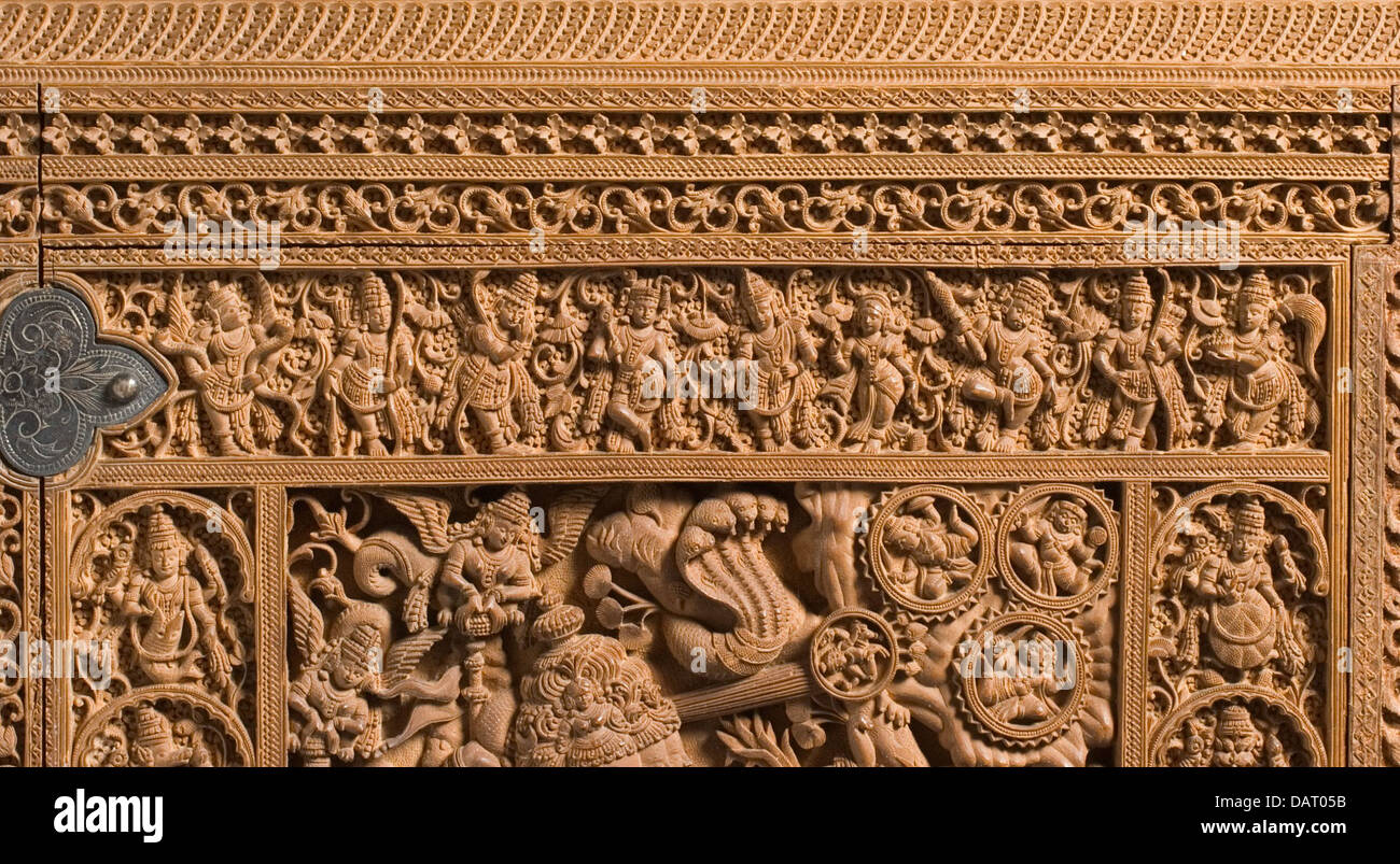 Album-Cover mit Shiva als Zerstörer der drei Städte der Dämonen (Tripurantaka) M.2003.213 (4 von 9) Stockfoto
