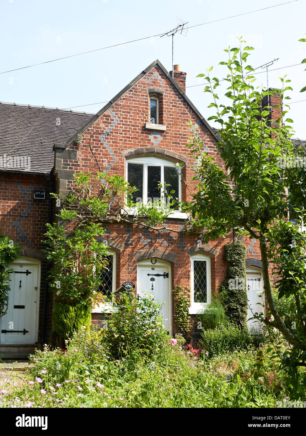 Zärtlich Ferienhaus mit Garten in Sandbach Cheshire UK Stockfoto