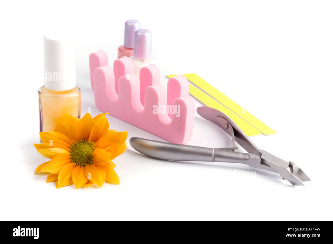 Pediküre Beauty set Stockfoto