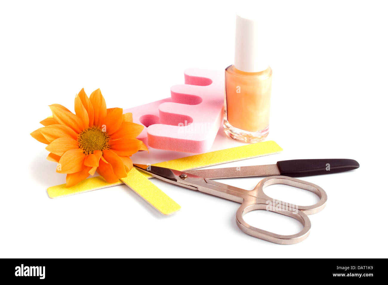 Pediküre Beauty set Stockfoto