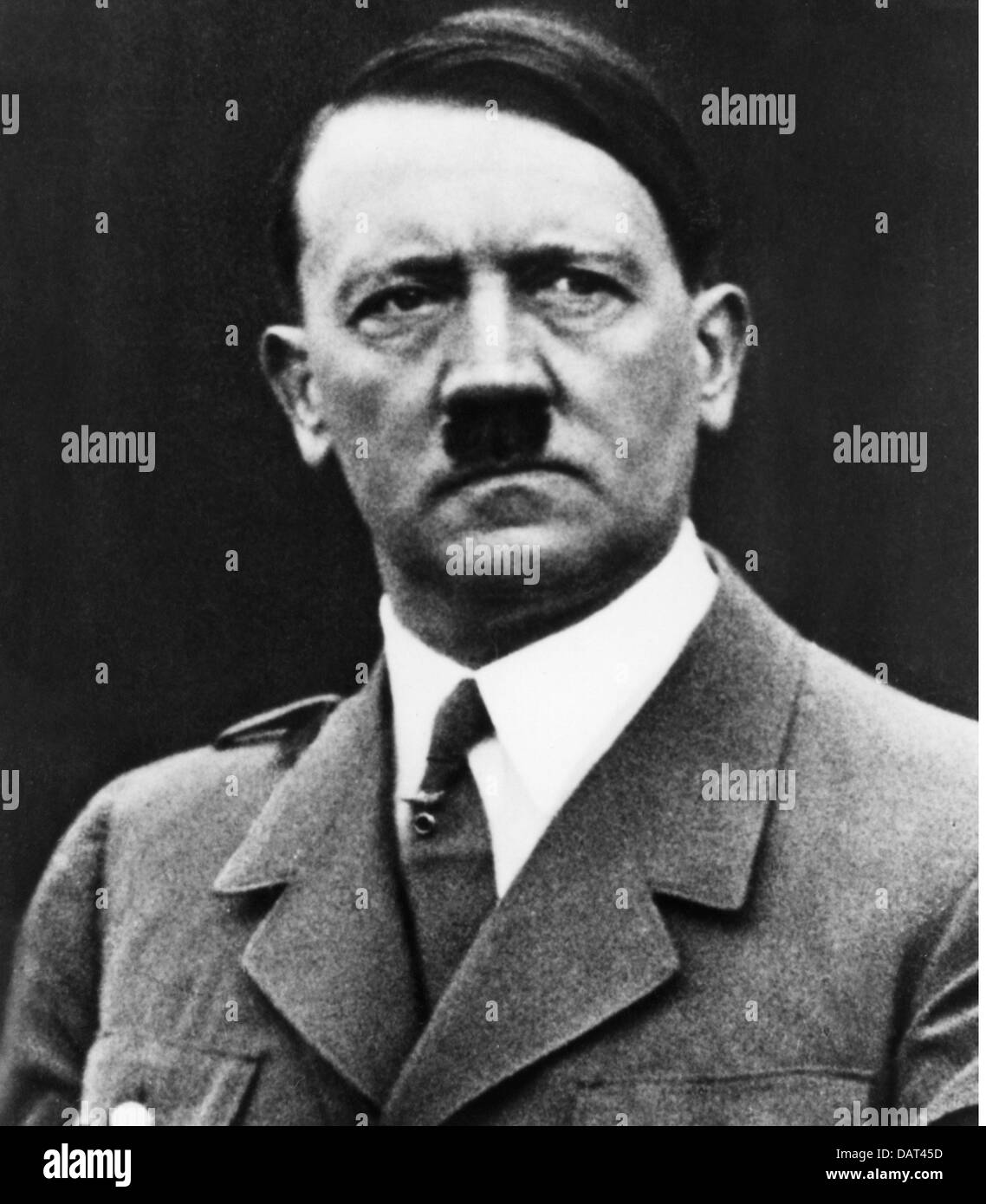 Hitler, Adolf, 20.4.1889 - 30.4.1945, deutscher Politiker (NSDAP), Reichskanzler 30.1.1933 - 30.4.1945, Porträt, 1930er Jahre, Stockfoto