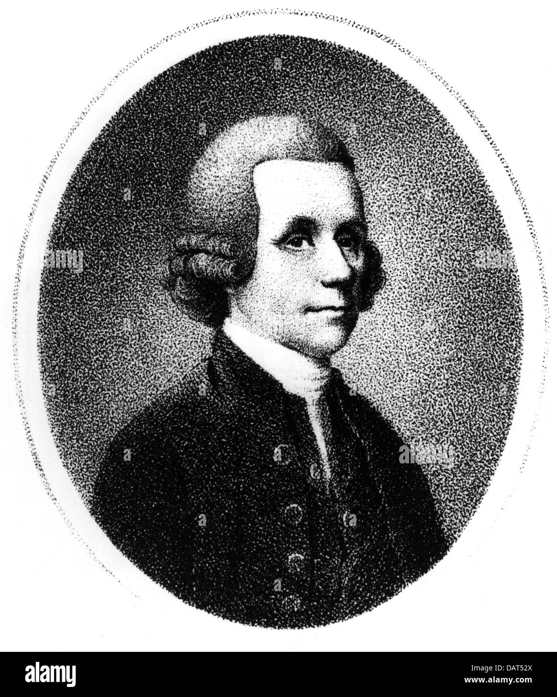 Priestley, Joseph, 13.3.1733 - 6.2.1804, britischer Wissenschaftler (Naturwissenschaftler), Philosoph, Theologe, Porträt, basierend auf zeitgenössischer Gravur, ca. 1800, Stockfoto