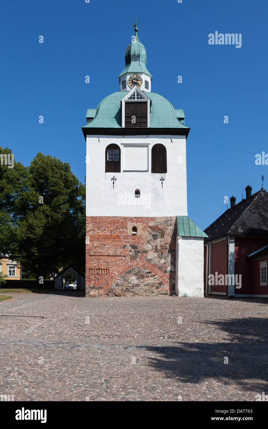 Mittelalterliche Kirche in Porvoo, Finnland Stockfoto