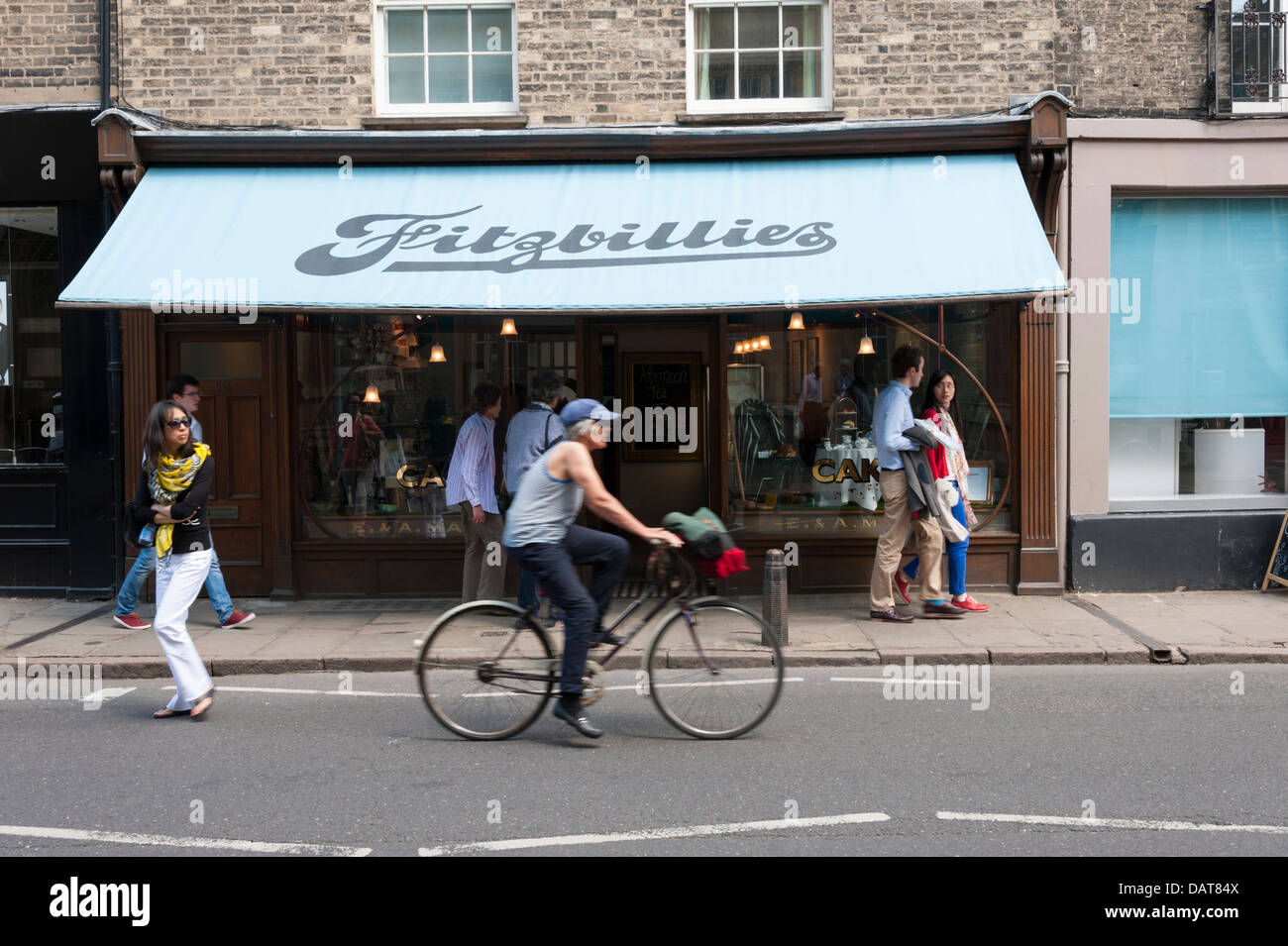 Fitzbillies Café und Bäcker einkaufen Trumpington Street Cambridge UK Stockfoto