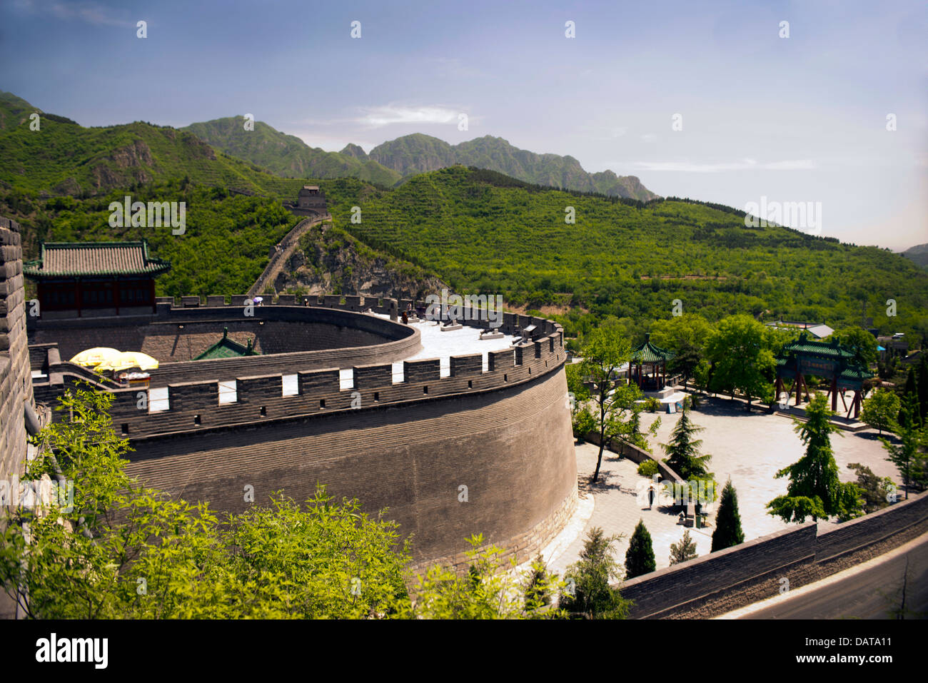 große Mauer in china Stockfoto