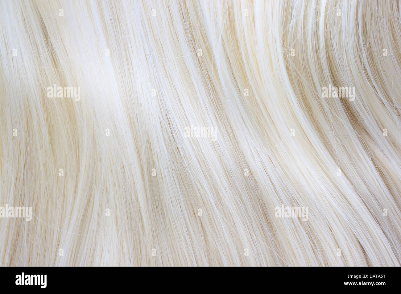 Gesunden blondes Haar - Nahaufnahme Bild Stockfoto