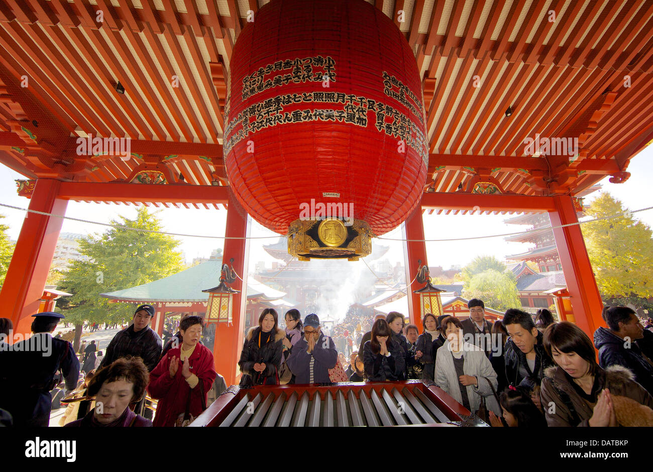 Senso-Ji-Tempel, Asakusa. Stockfoto