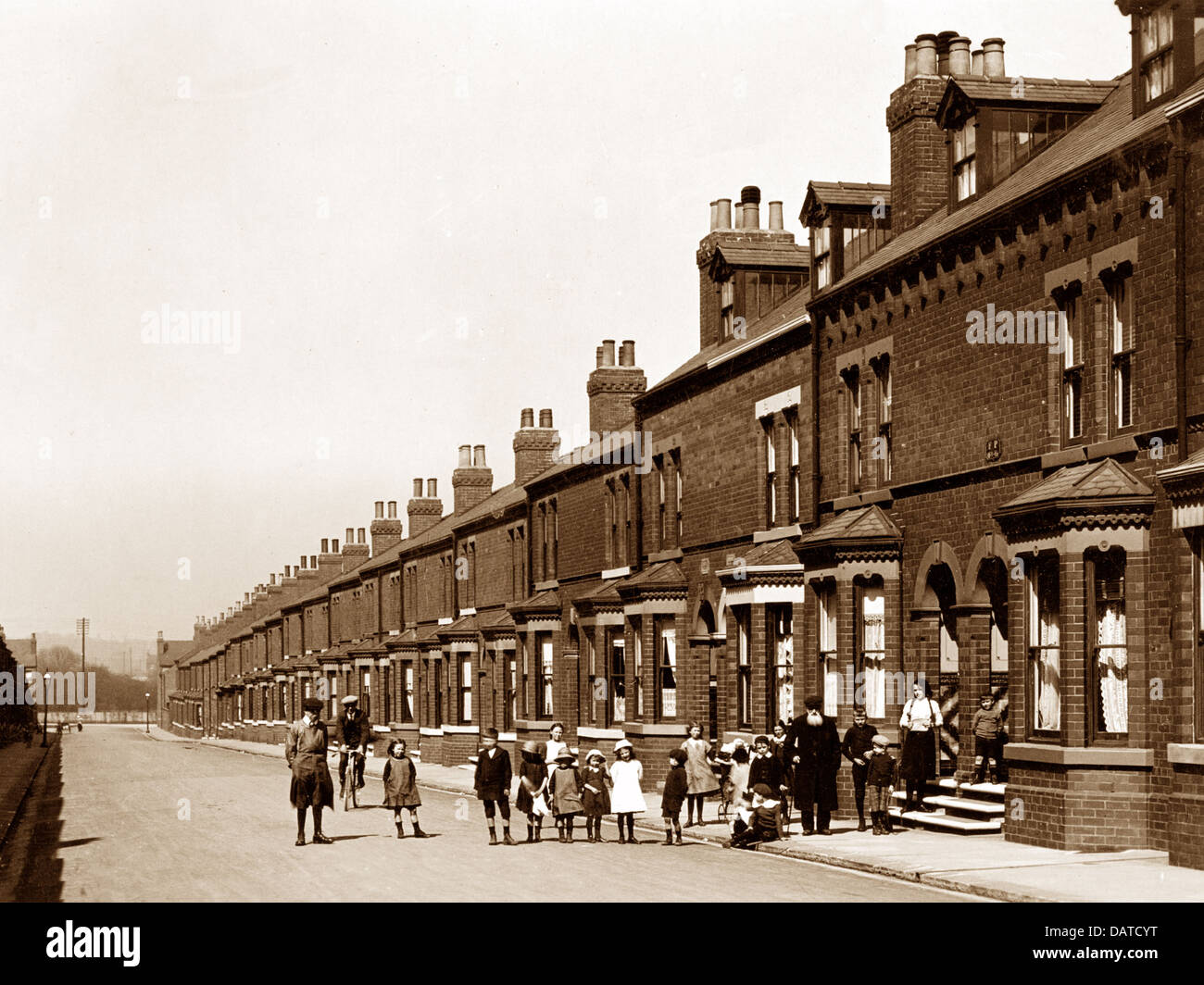 Balby Albany Road frühen 1900er Jahren Stockfoto